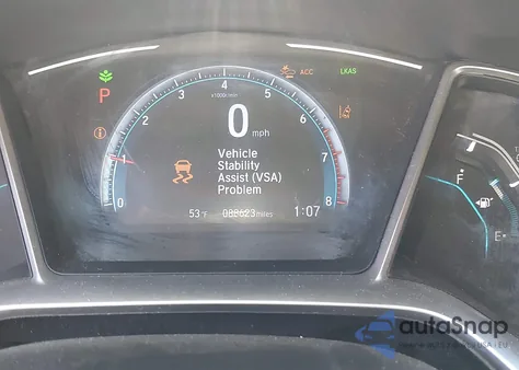 2019 Honda Civic Ex z USA, uszkodzony, nr VIN 2HGFC3B31KH355334